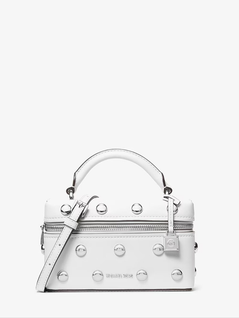 NWT Michael Kors Jana Extra Small Studded Leather Crossbody Bag